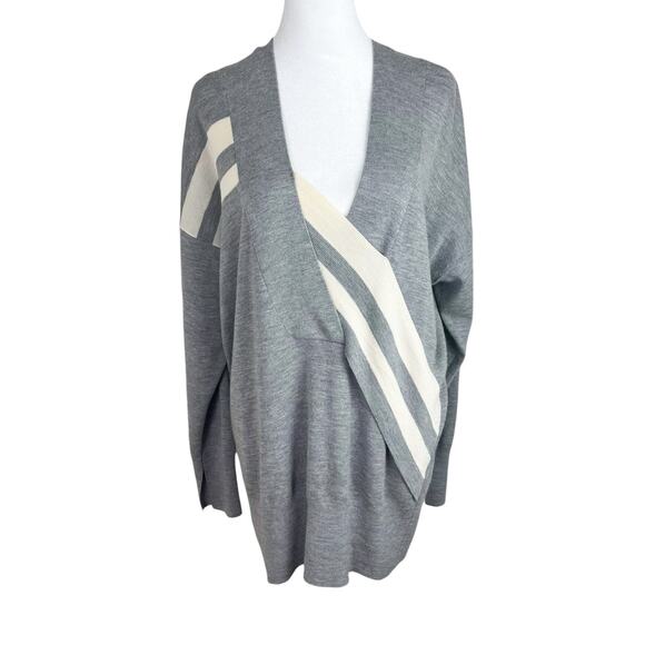 Rag & Bone Grace Sweater Light Grey Merino Wool Understated Luxury Size Small - Picture 4 of 9
